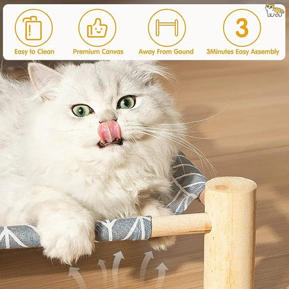 Pet wooden bed