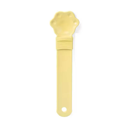 Cat chocolate spoon