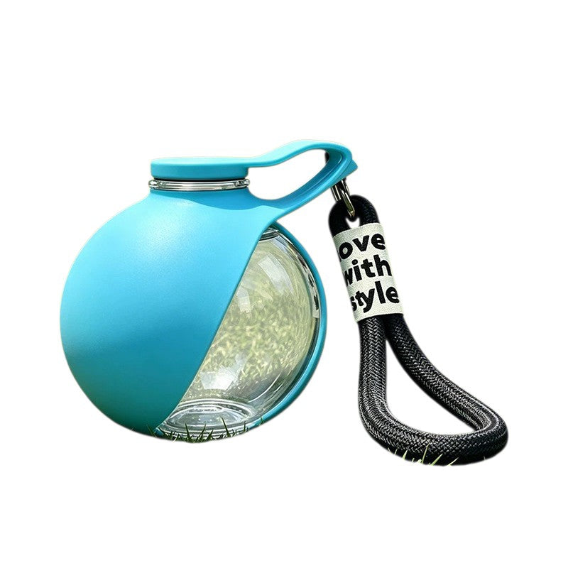 Spherical pet water bottle