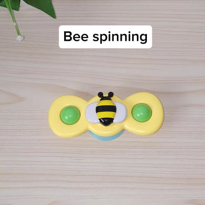 Cat spinning interactive toy