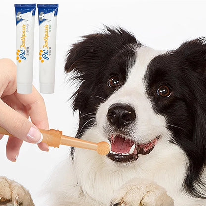Pet toothpaste with brush