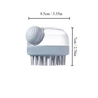 Gentle massage bath brush